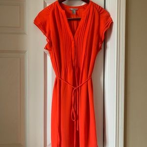 H&M Coral Tie Dress